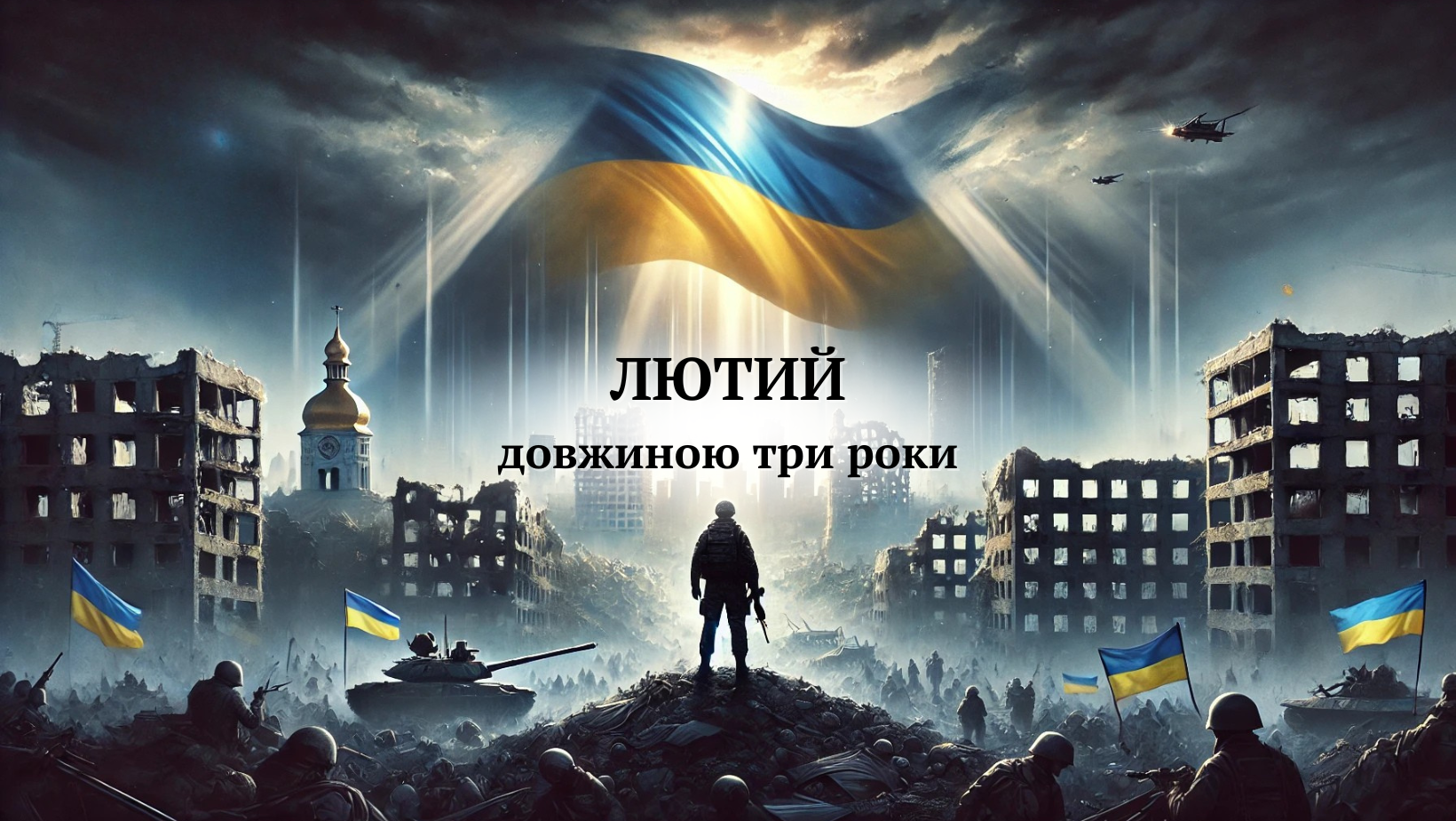 24 лютого. Три роки незламності.