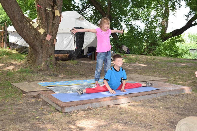 В гостях у дитячого літнього табору «Острів скарбів»
