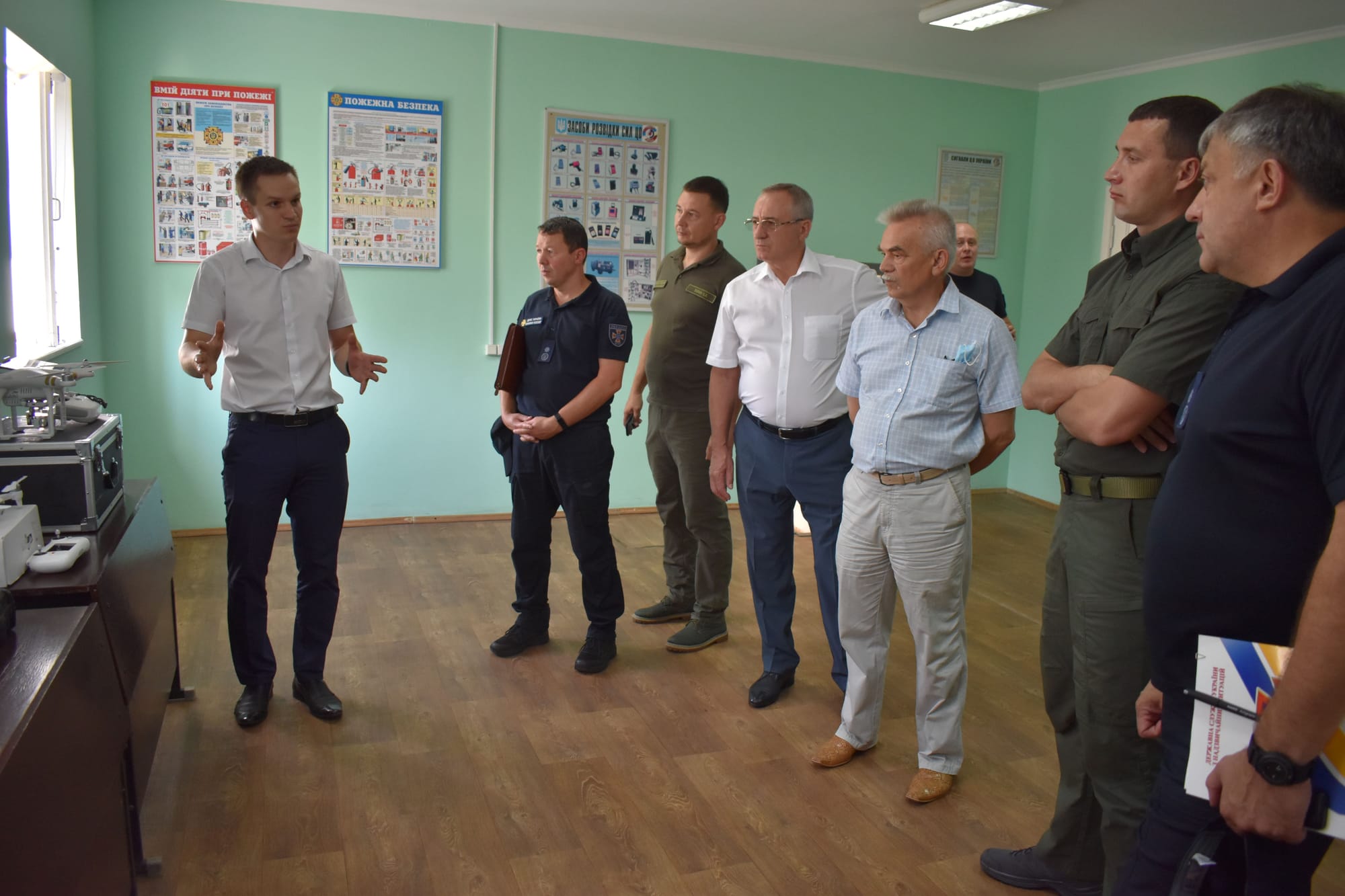 Заступник голови Держлісагентства Юрій Болоховець та заступник голови ДСНС Микола Ільченко обговорили актуальні питання щодо забезпечення пожежної безпеки в лісах України