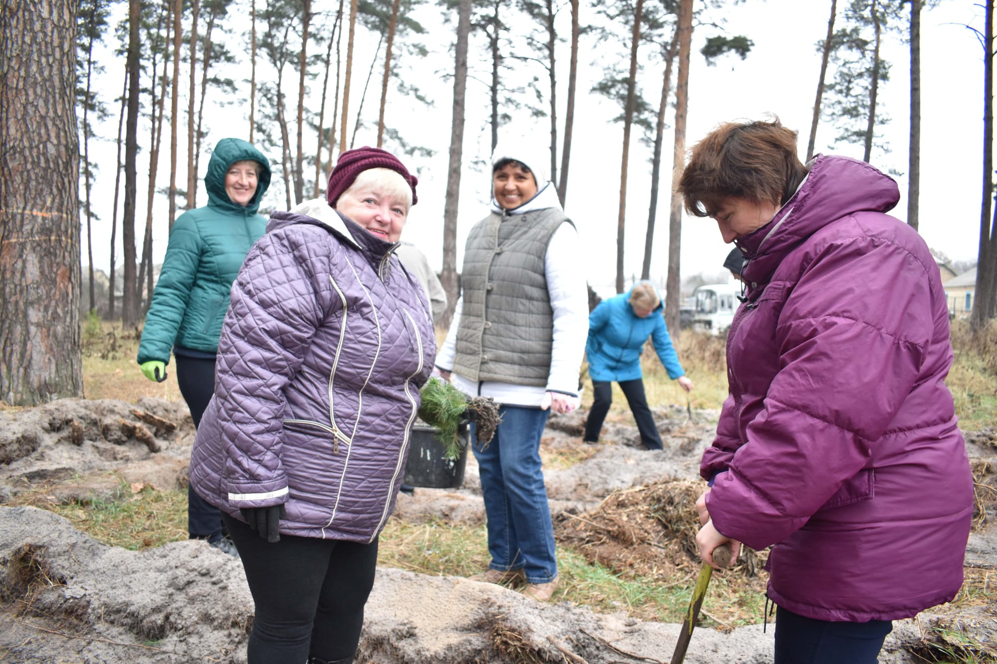 У Боярському лісництві представники Княжицької сільської ради разом із учнями місцевої школи садили ліс!
