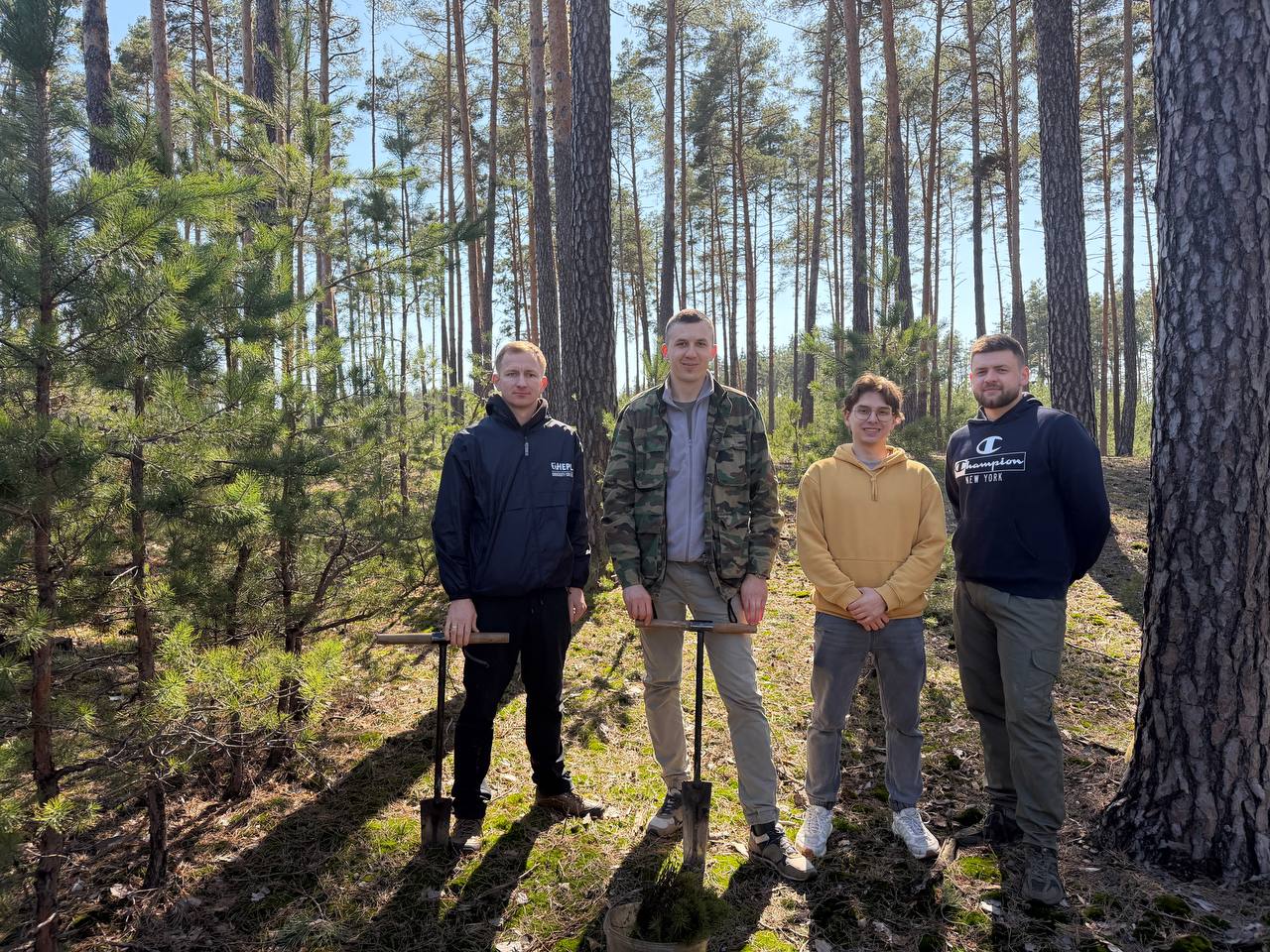 Нова дослідна ділянка в рамках проєкту ManUk: формування вогнестійких мішаних насаджень