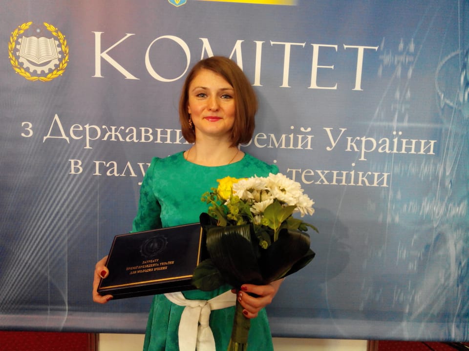 Завідувач лабораторії біотехнології рослин ВП НУБіП України «Боярська лісова дослідна станція» Чорнобров Оксана Юріївна – лауреат премії Президента України для молодих вчених