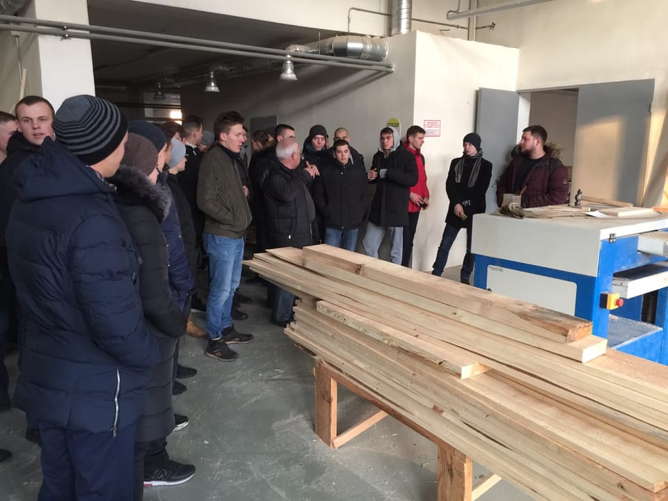 Виїзне засідання студенів кафедри «Технологій та дизайну виробів з деревини» ННІ Лісового і садово-паркового господарства