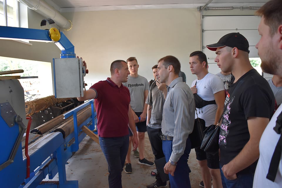 Майбутні фахівці деревообробної галузі завітали до Боярської ЛДС