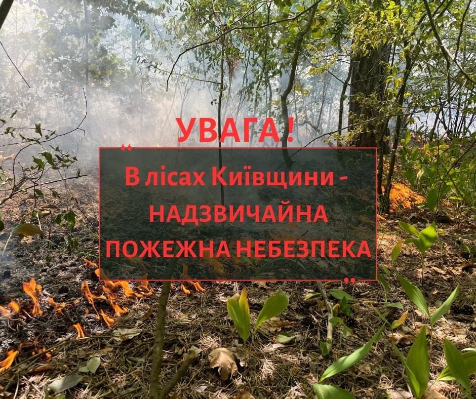 УВАГА! Закликаємо Вас неухильно дотримуватися ПРАВИЛ ПОЖЕЖНОЇ БЕЗПЕКИ В ЛІСАХ УКРАЇНИ!