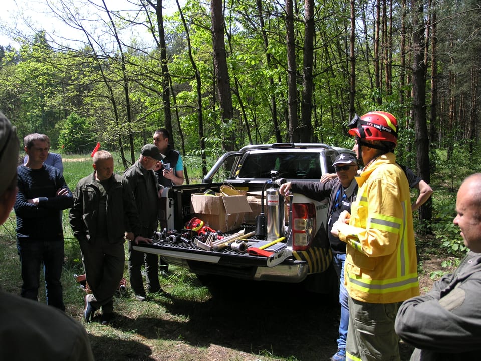 Перша лісопожежна школа НУБіП-2021 проведена на базі Боярської ЛДС